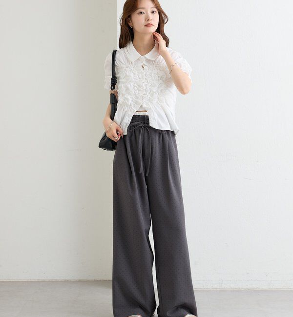  「シャーリングシェイプシャツ」|シャツ・ブラウス|