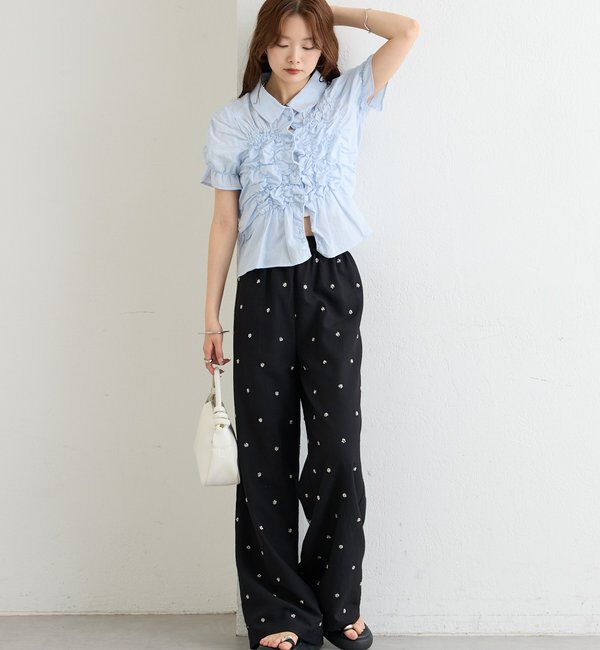  「シャーリングシェイプシャツ」|シャツ・ブラウス|