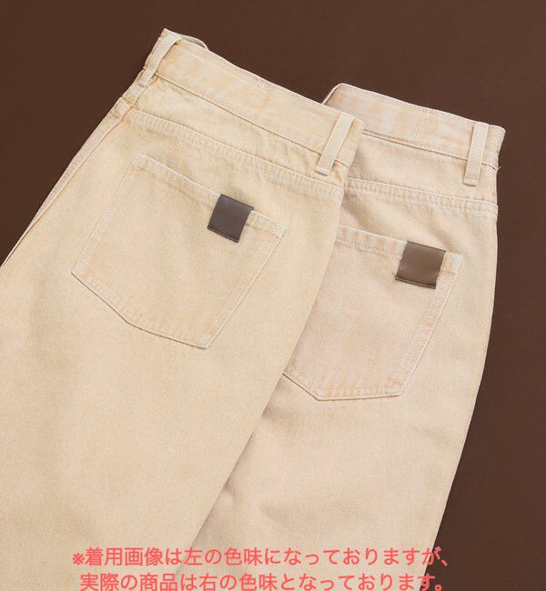  「裾レースフレアデニム」|デニム|