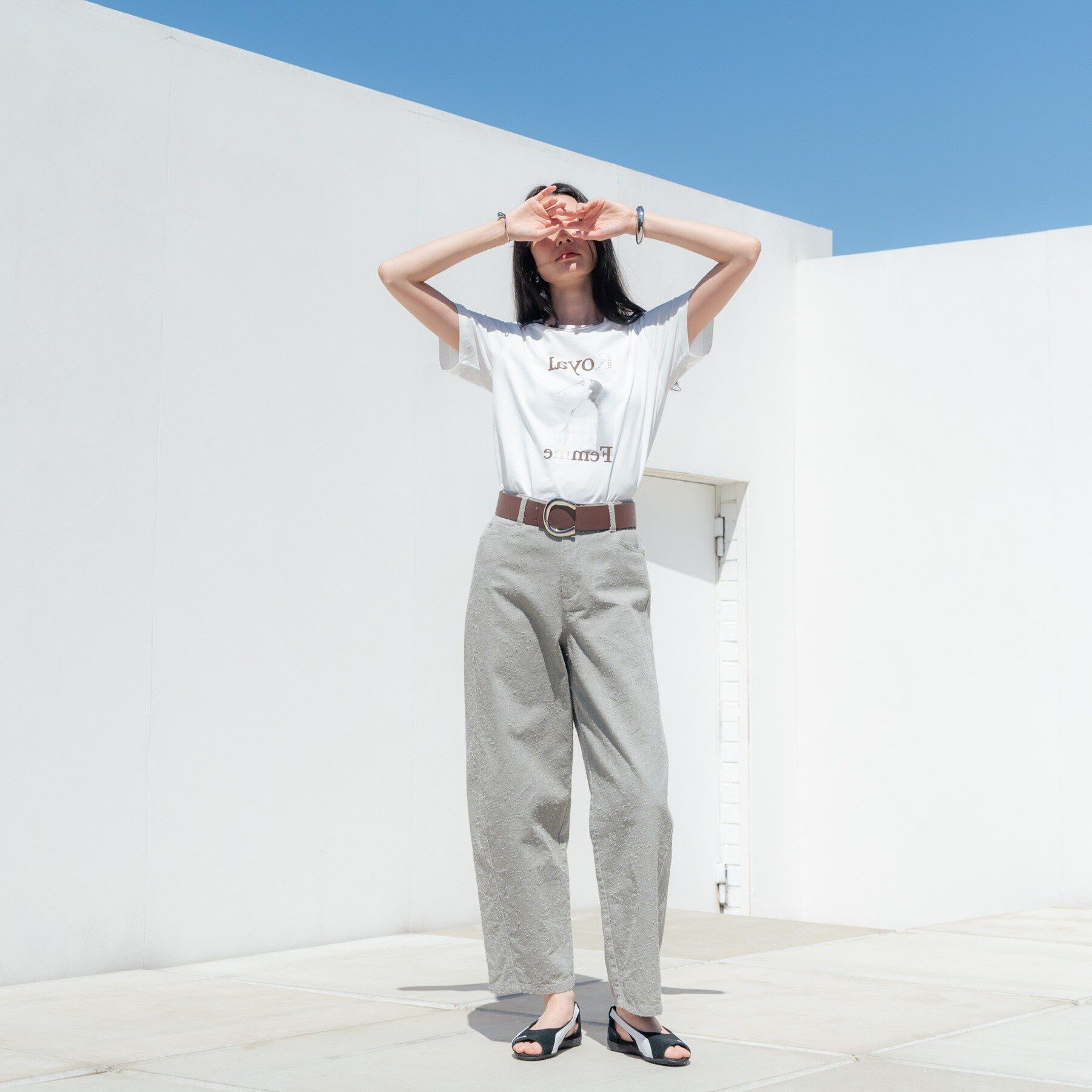 GALLEST「タイポグラフィTシャツ【接触冷感】」|Tシャツ・カットソー|