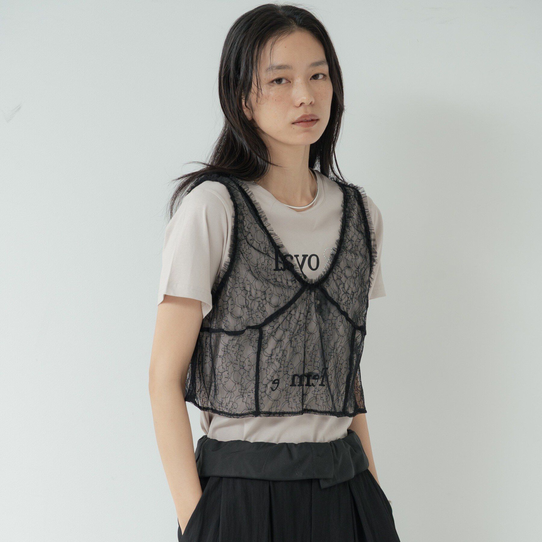 GALLEST「タイポグラフィTシャツ【接触冷感】」|Tシャツ・カットソー|