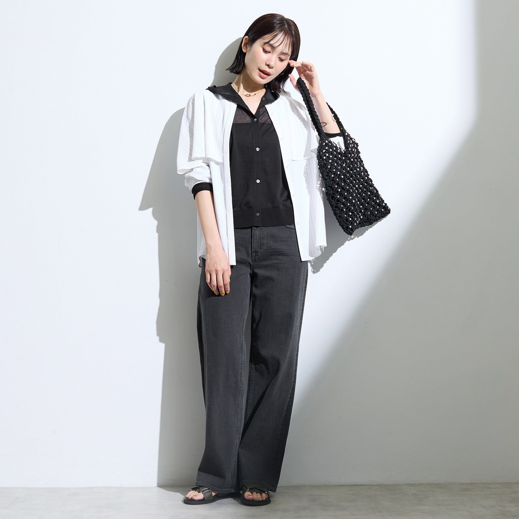 INDIVI「【新作登場！着る日傘】 ケープ風ブラウス」|シャツ・ブラウス|