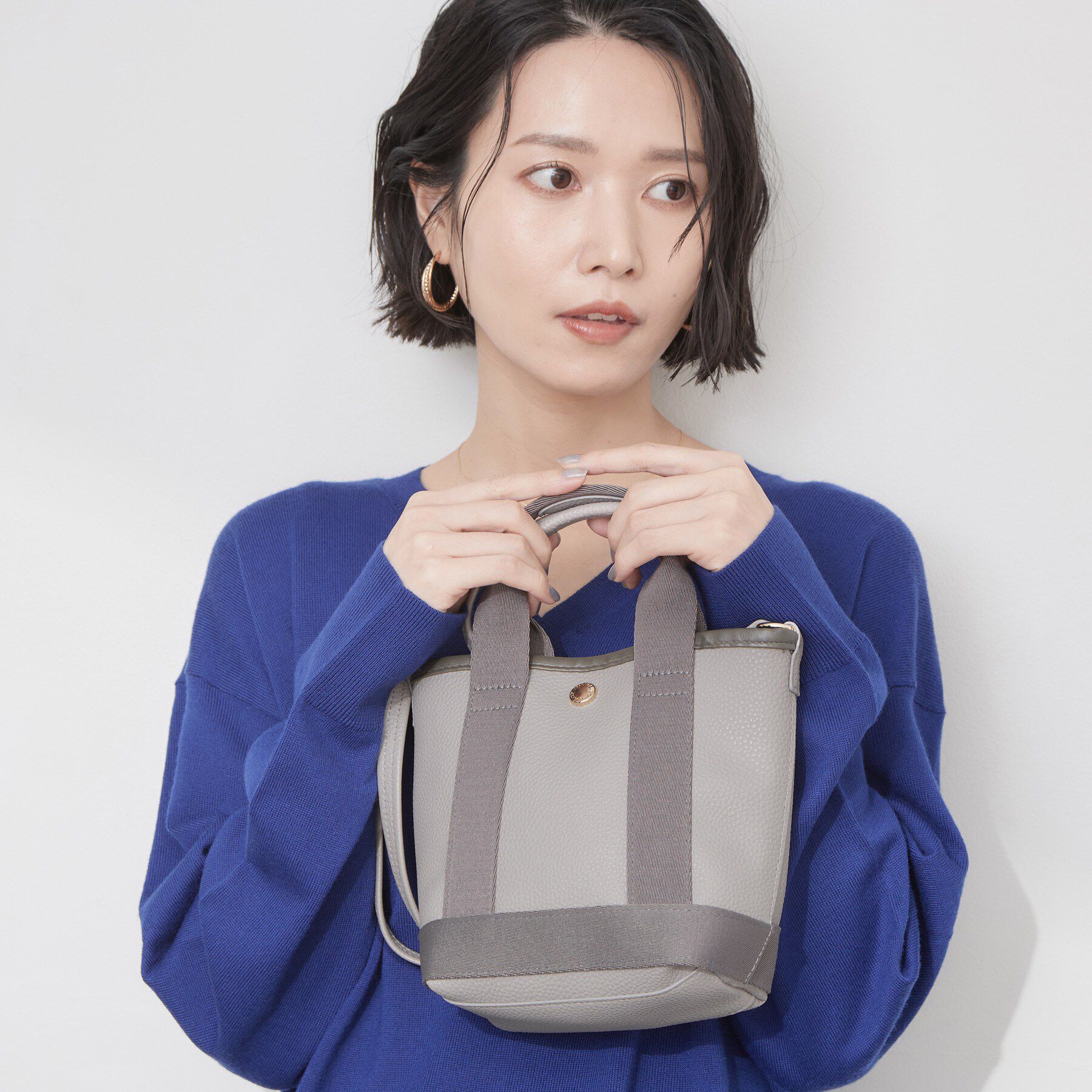 OPAQUE.CLIP「【長さ調整可能／軽量】カラーデザインコンビミニショルダーバッグ」|ショルダー・メッセンジャー|