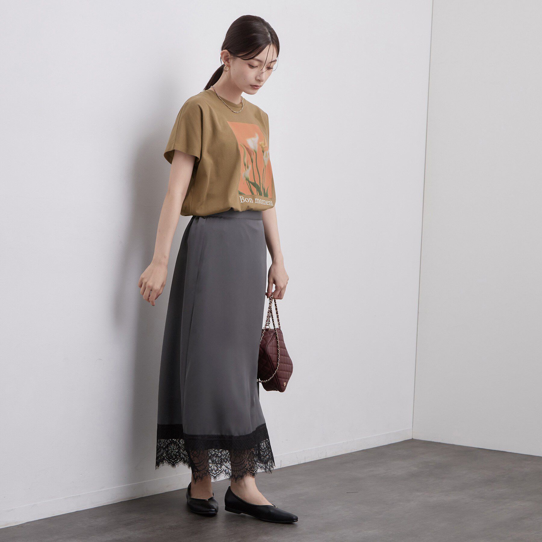 OPAQUE.CLIP「フォトプリントTシャツ【洗濯機OK】」|Tシャツ・カットソー|