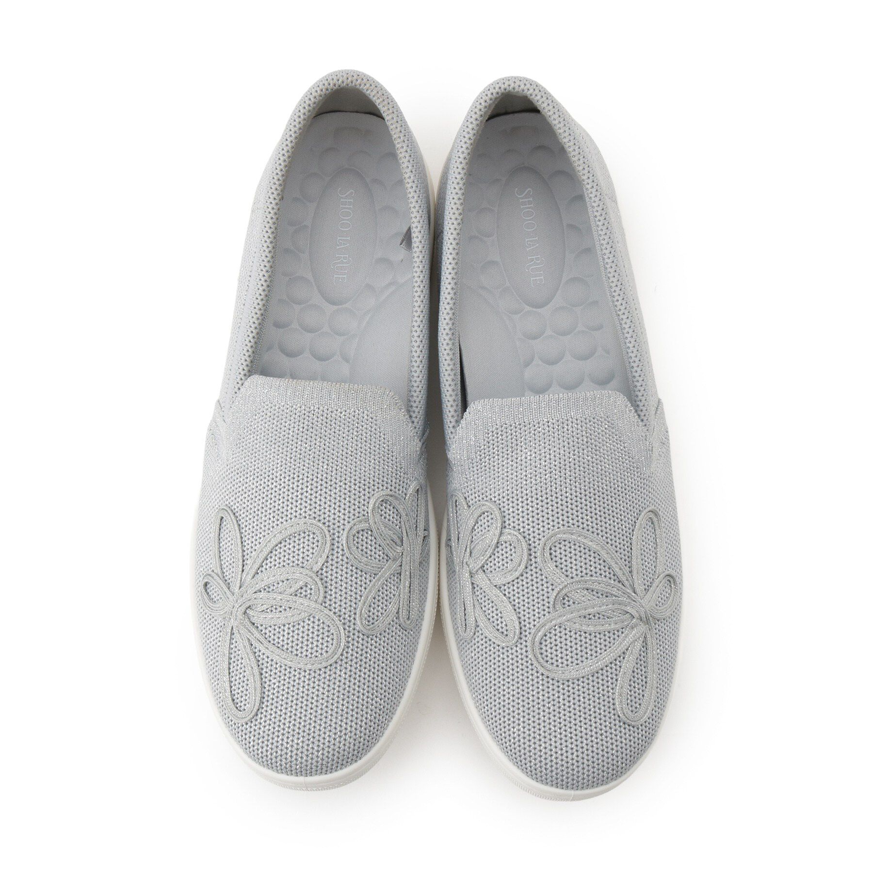 SHOO･LA･RUE「ニット花刺繍スリッポン」|その他|