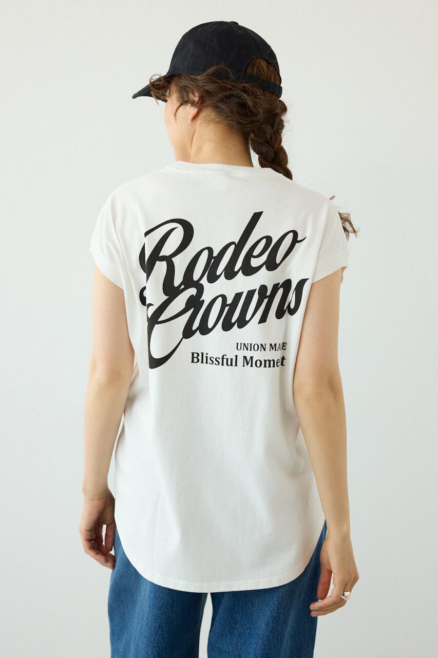 RODEO CROWNS「スクリプトロゴノースリーブトップス」|タンクトップ|