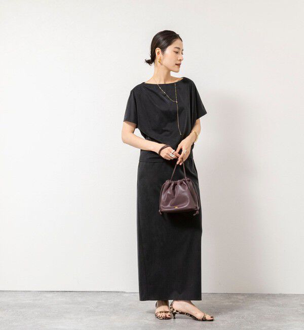 NOLLEY'S sophi「【BECシリーズ】ウォッシャブルキュプラサテンジャージードレーププルオーバー」|Tシャツ・カットソー|
