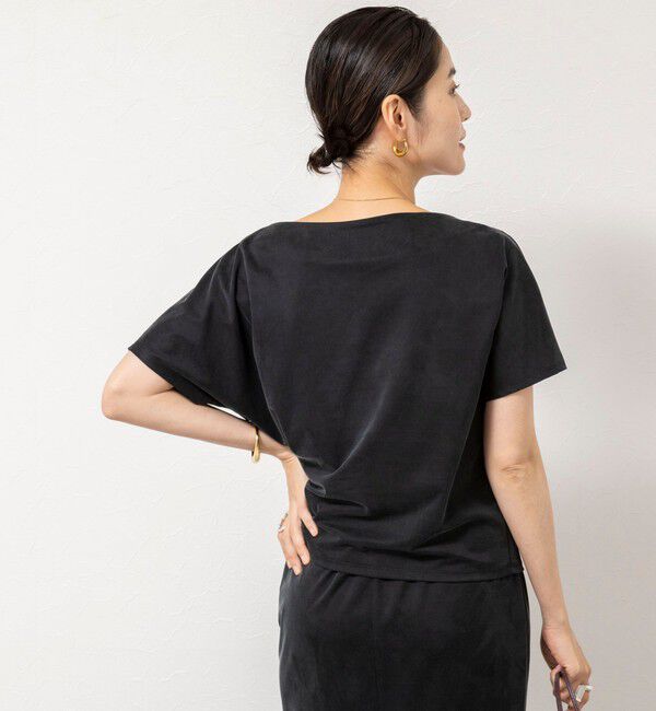 NOLLEY'S sophi「【BECシリーズ】ウォッシャブルキュプラサテンジャージードレーププルオーバー」|Tシャツ・カットソー|