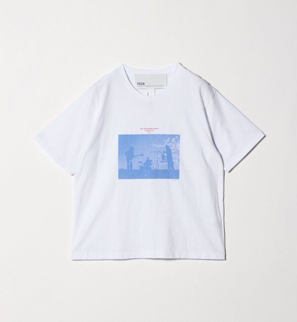 UNITED ARROWS「＜TICCA＞バンド プリント Tシャツ」|Tシャツ・カットソー|