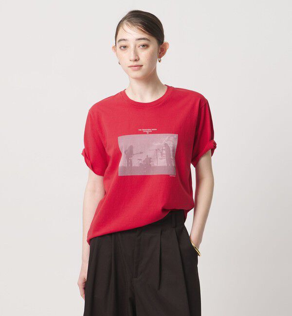 UNITED ARROWS「＜TICCA＞バンド プリント Tシャツ」|Tシャツ・カットソー|RED
