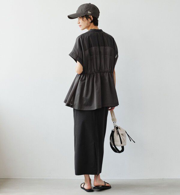 UNITED ARROWS green label relaxing「【結論シリーズ】ギャザーハイウエストブラウス」|シャツ・ブラウス|