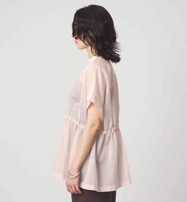 UNITED ARROWS green label relaxing「【結論シリーズ】ギャザーハイウエストブラウス」|シャツ・ブラウス|