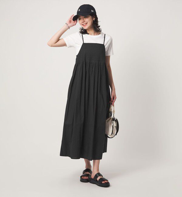 UNITED ARROWS green label relaxing「メニータック キャミソール ワンピース」|ワンピース|
