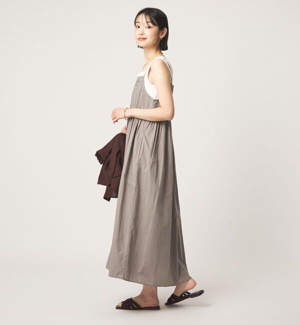 UNITED ARROWS green label relaxing「メニータック キャミソール ワンピース」|ワンピース|