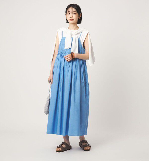 UNITED ARROWS green label relaxing「メニータック キャミソール ワンピース」|ワンピース|