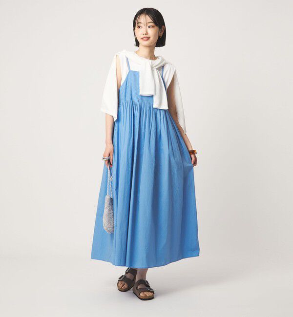 UNITED ARROWS green label relaxing「メニータック キャミソール ワンピース」|ワンピース|