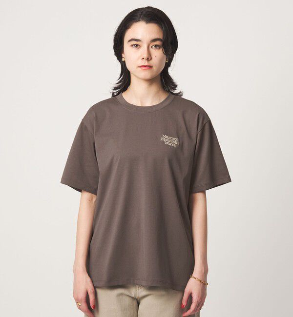 UNITED ARROWS green label relaxing「【別注】＜Marmot＞ショートスリーブ ロゴ Tシャツ」|Tシャツ・カットソー|