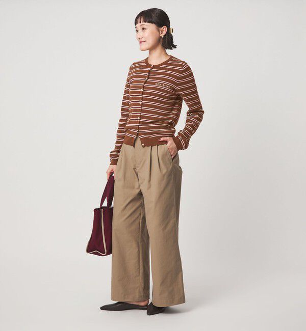 UNITED ARROWS green label relaxing「＜To b. by agnes b.コラボ＞マルチボーダー ニット カーディガン」|カーディガン|