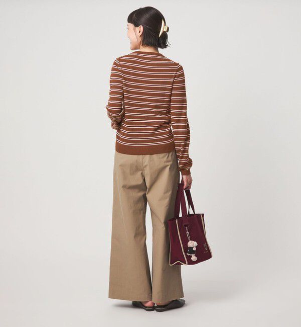 UNITED ARROWS green label relaxing「＜To b. by agnes b.コラボ＞マルチボーダー ニット カーディガン」|カーディガン|