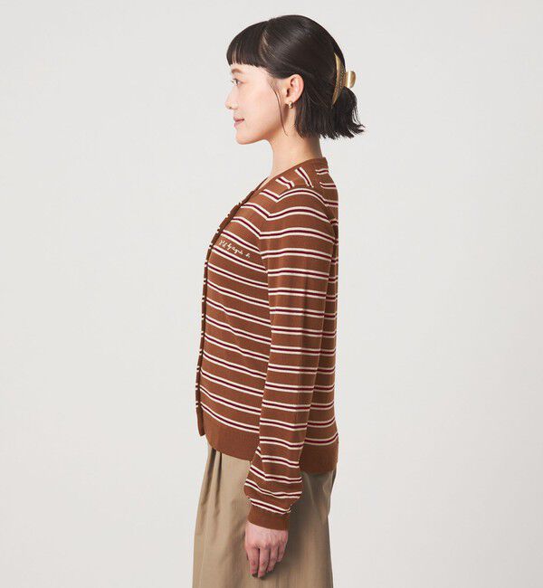 UNITED ARROWS green label relaxing「＜To b. by agnes b.コラボ＞マルチボーダー ニット カーディガン」|カーディガン|