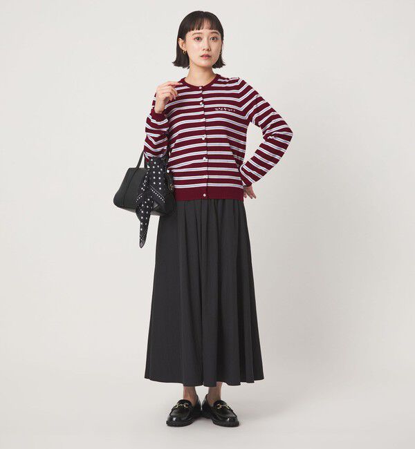 UNITED ARROWS green label relaxing「＜To b. by agnes b.コラボ＞マルチボーダー ニット カーディガン」|カーディガン|