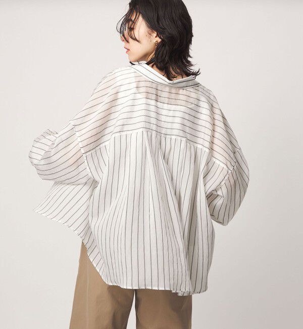 UNITED ARROWS green label relaxing「【結論シリーズ】ミルフィーユタックシャツ」|シャツ・ブラウス|