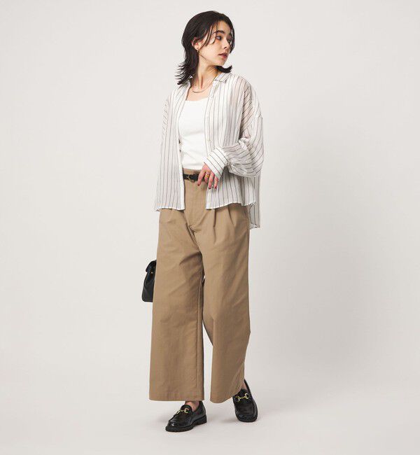 UNITED ARROWS green label relaxing「【結論シリーズ】ミルフィーユタックシャツ」|シャツ・ブラウス|