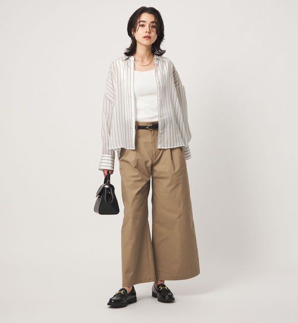 UNITED ARROWS green label relaxing「【結論シリーズ】ミルフィーユタックシャツ」|シャツ・ブラウス|