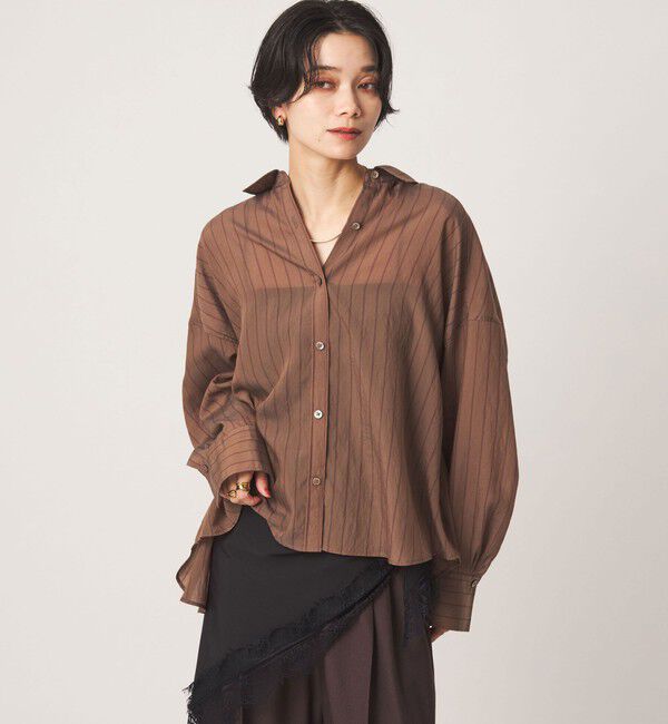 UNITED ARROWS green label relaxing「【結論シリーズ】ミルフィーユタックシャツ」|シャツ・ブラウス|