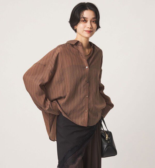 UNITED ARROWS green label relaxing「【結論シリーズ】ミルフィーユタックシャツ」|シャツ・ブラウス|