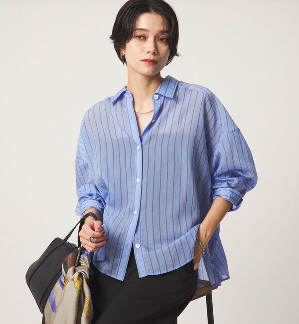 UNITED ARROWS green label relaxing「【結論シリーズ】ミルフィーユタックシャツ」|シャツ・ブラウス|その他7