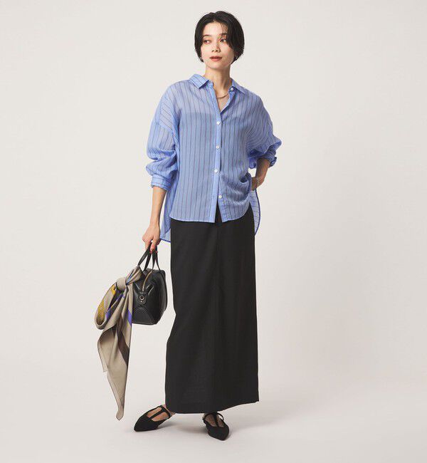 UNITED ARROWS green label relaxing「【結論シリーズ】ミルフィーユタックシャツ」|シャツ・ブラウス|