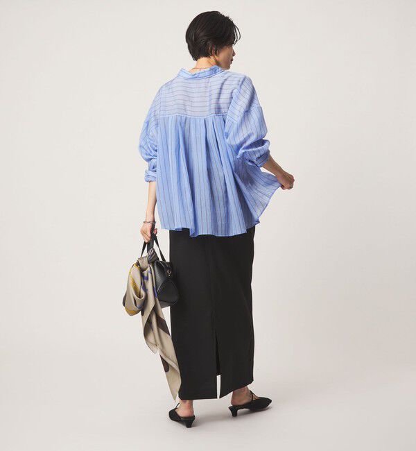 UNITED ARROWS green label relaxing「【結論シリーズ】ミルフィーユタックシャツ」|シャツ・ブラウス|