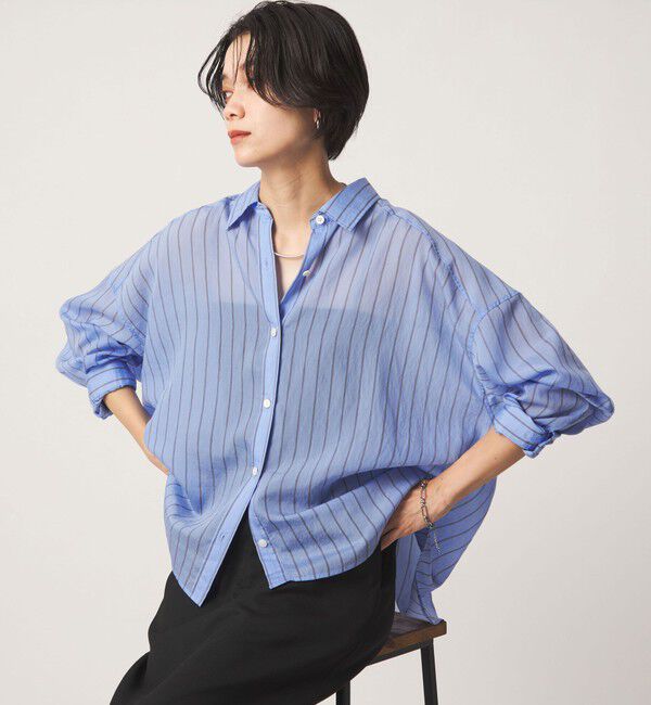 UNITED ARROWS green label relaxing「【結論シリーズ】ミルフィーユタックシャツ」|シャツ・ブラウス|