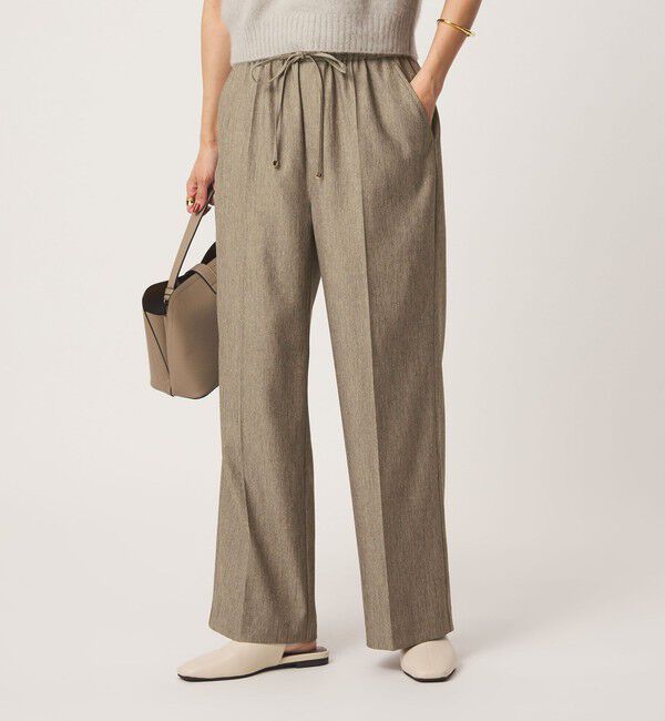 UNITED ARROWS green label relaxing「ニーハイフレアパンツ マシンウォッシャブル ストレッチ 帯電防止」|その他|
