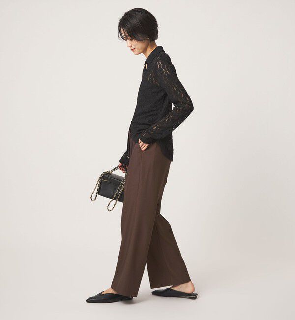 UNITED ARROWS green label relaxing「ニーハイフレアパンツ マシンウォッシャブル ストレッチ 帯電防止」|その他|