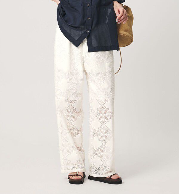 BEAUTY&YOUTH UNITED ARROWS「【WEB限定 Wardrobe DAILY MINIMAL】レース イージーパンツ ウォッシャブル」|その他|