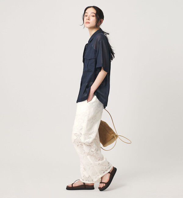 BEAUTY&YOUTH UNITED ARROWS「【WEB限定 Wardrobe DAILY MINIMAL】レース イージーパンツ ウォッシャブル」|その他|