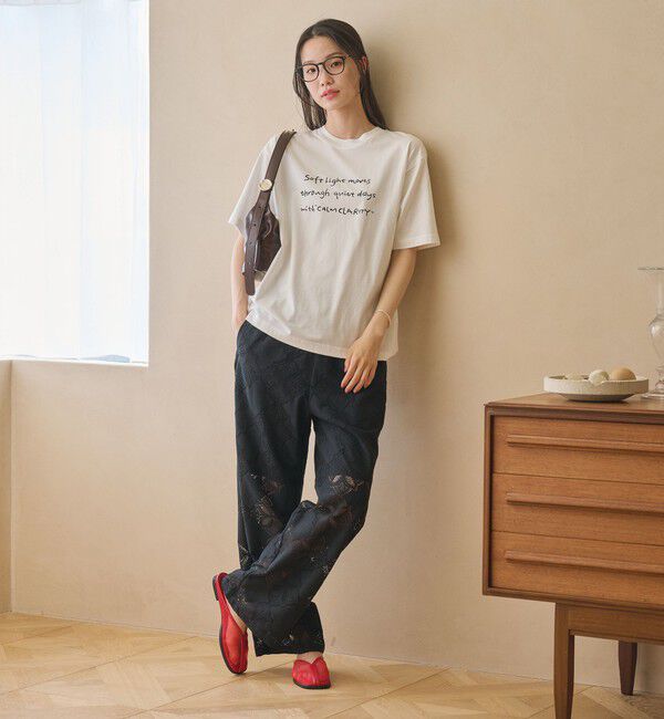 BEAUTY&YOUTH UNITED ARROWS「【WEB限定 Wardrobe DAILY MINIMAL】レース イージーパンツ ウォッシャブル」|その他|