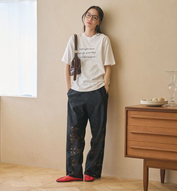 BEAUTY&YOUTH UNITED ARROWS「【WEB限定 Wardrobe DAILY MINIMAL】レース イージーパンツ ウォッシャブル」|その他|