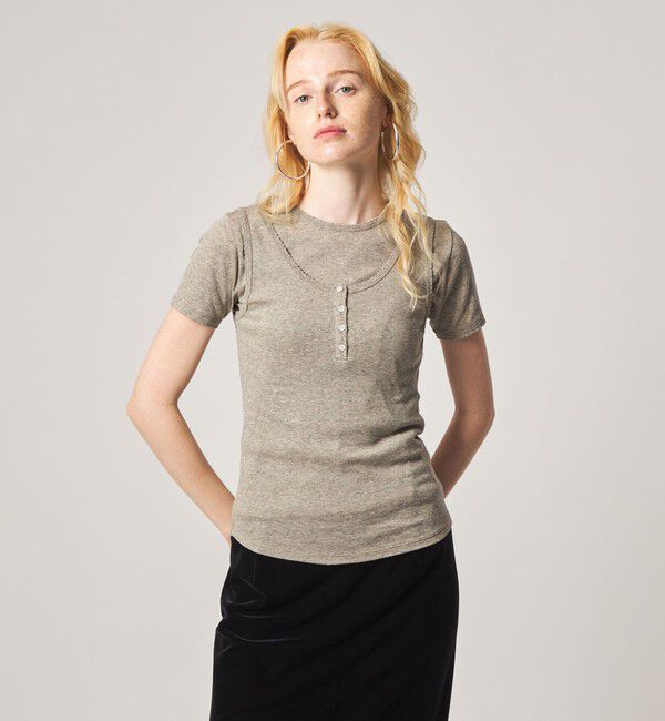 STEVEN ALAN「＜Steven Alan＞ラメジャージー タンクトップ」|Tシャツ・カットソー|