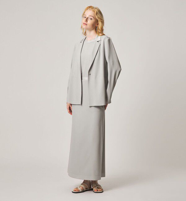 STEVEN ALAN「＜Steven Alan＞バックサテン ジョーゼット ロングスカート」|スカート|