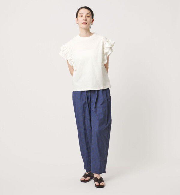 BEAUTY&YOUTH UNITED ARROWS「コットンフリル ショートスリーブ カットソー」|Tシャツ・カットソー|