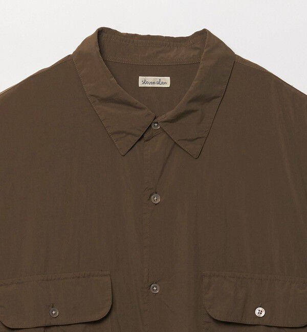 STEVEN ALAN「＜Steven Alan＞ シアー ナイロン ガーメントダイ シャツ」|シャツ・ブラウス|