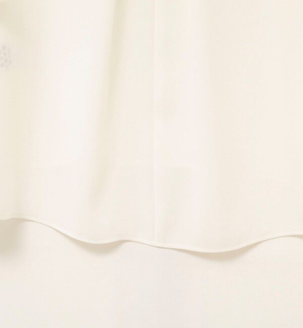 NOLLEY'S「【WEB限定】ウォッシャブルストレッチジョーゼットラッフル袖ブラウス」|シャツ・ブラウス|