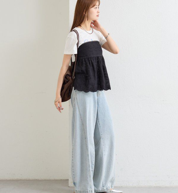  「コットンレースベアビスチェ」|シャツ・ブラウス|