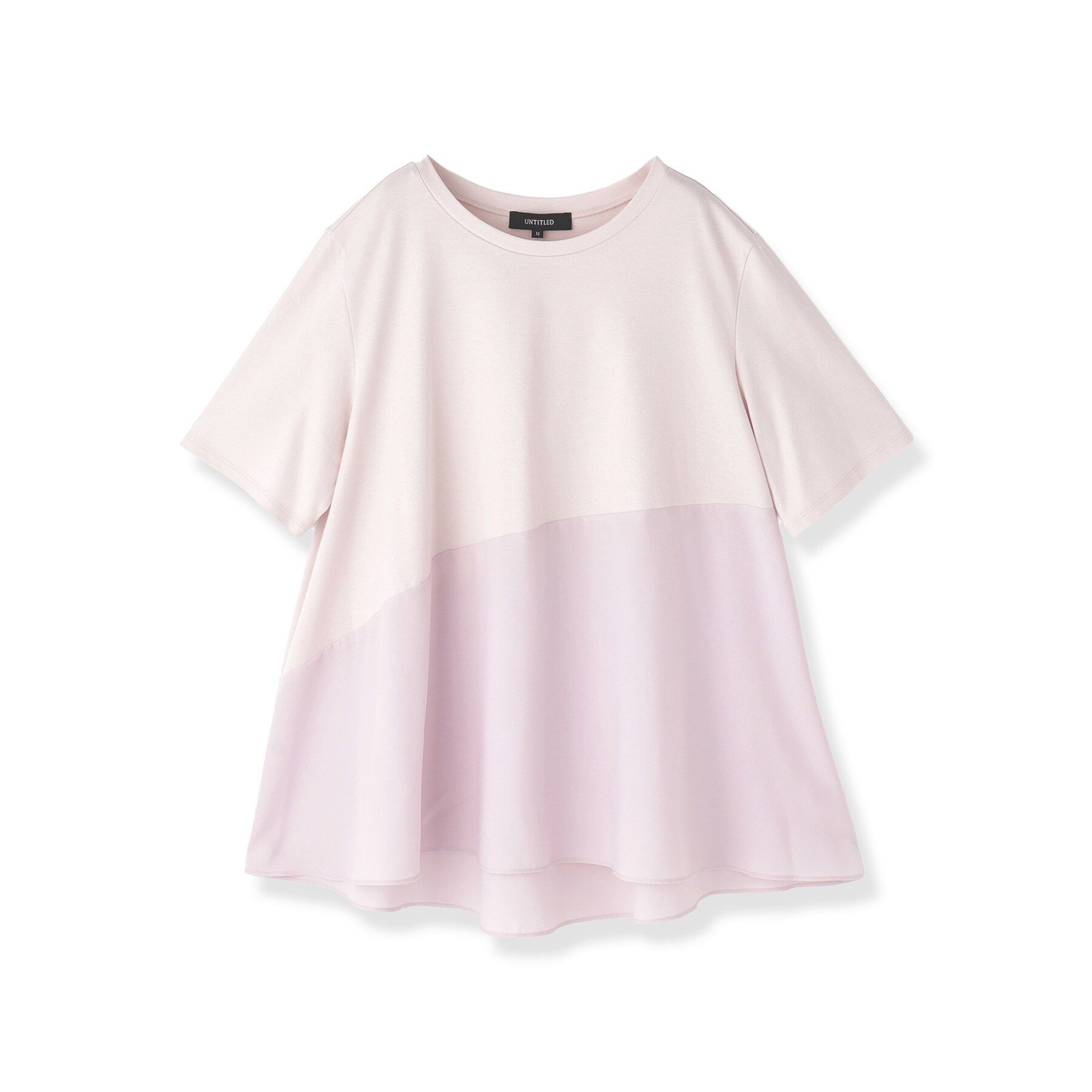 UNTITLED「異素材ドッキングプルオーバー」|Tシャツ・カットソー|