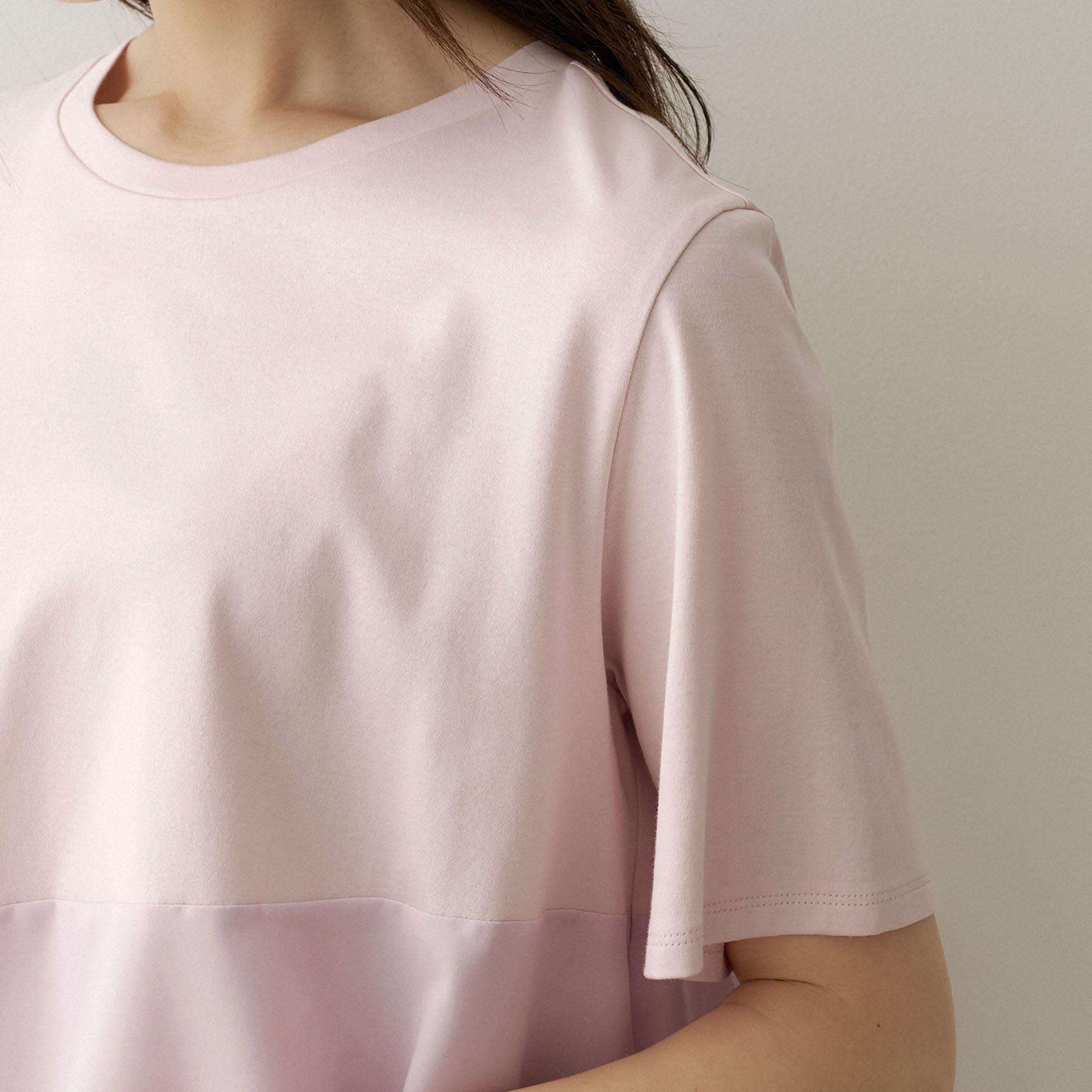 UNTITLED「異素材ドッキングプルオーバー」|Tシャツ・カットソー|