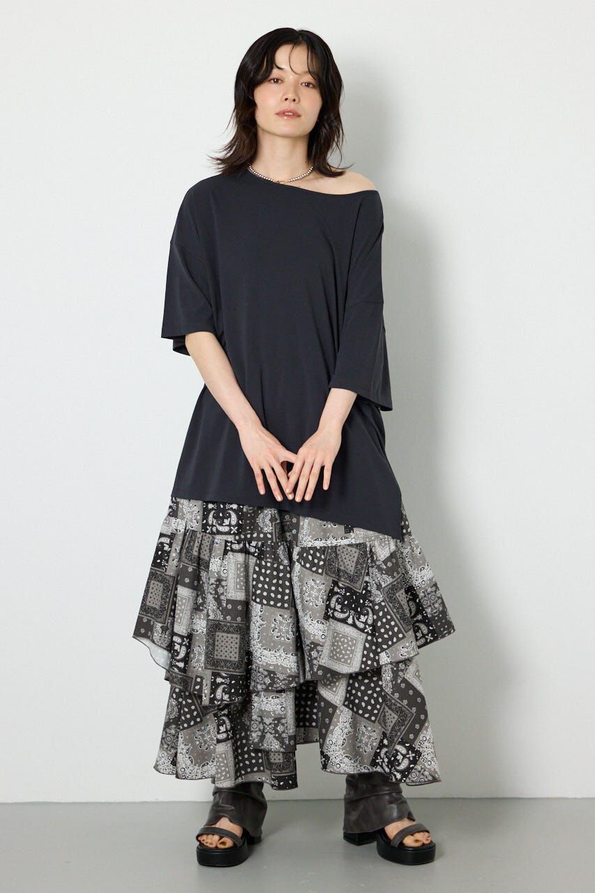 RODEO CROWNS「T/Fワンショルダールーズトップス」|Tシャツ・カットソー|
