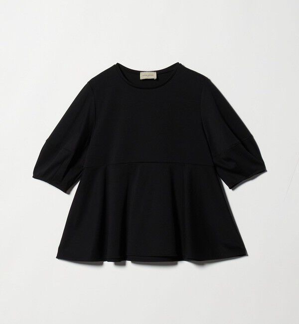 UNITED ARROWS「ポンチ ペプラム ショートスリーブ カットソー」|Tシャツ・カットソー|